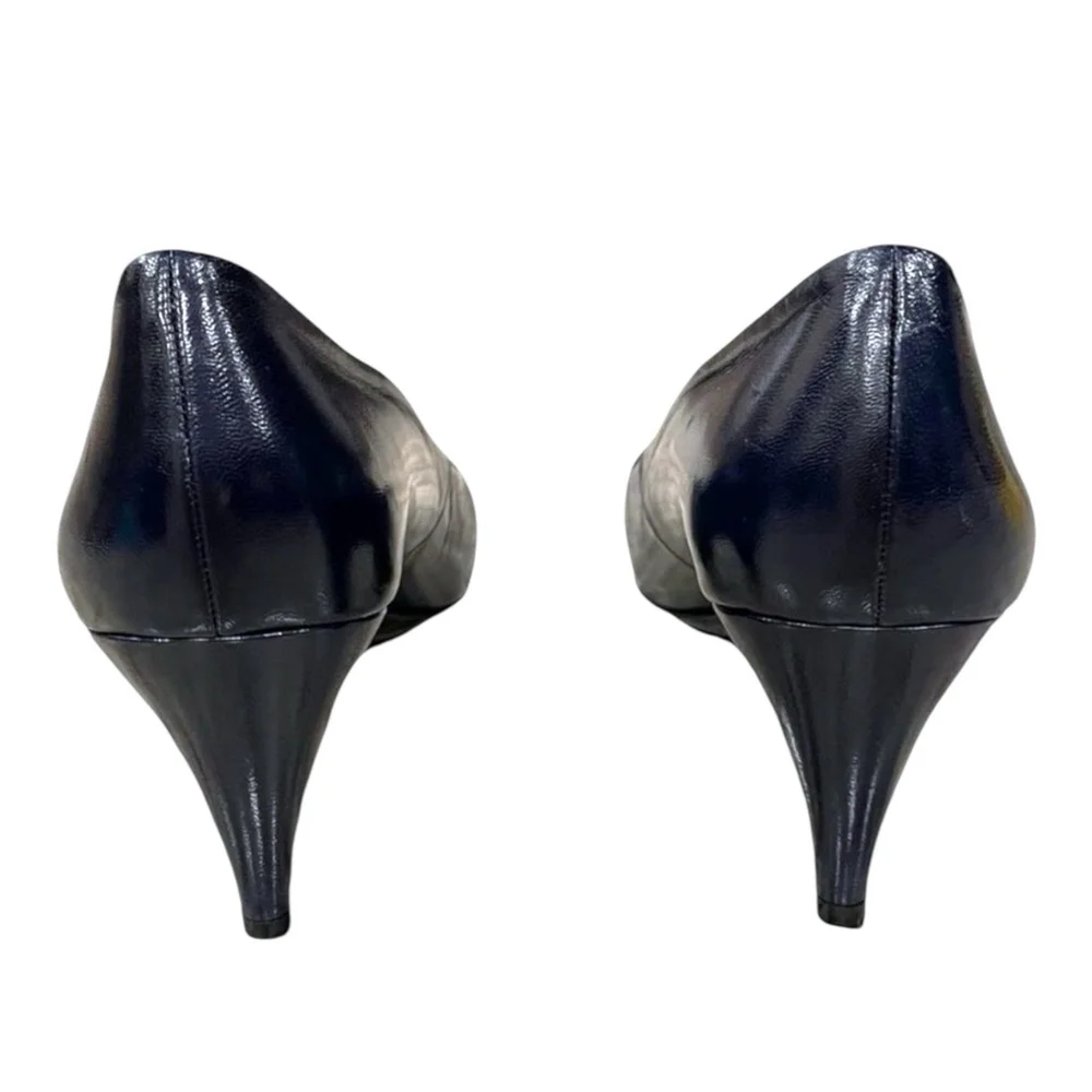 Bally of Switzerland Womens 9.5 AAAA Vicky II Pumps Leather S 6092 Ponte Shank